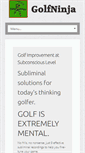 Mobile Screenshot of golfninja.com