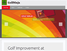 Tablet Screenshot of golfninja.com